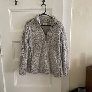 Super Soft and warm quarter-zip Weatherproof sweater